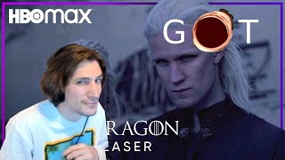 xQc reacts to House Of The Dragon Official Teaser