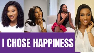 I choose happiness against all negativity says Chinenye Nnebe.#soniauche #mauricesam