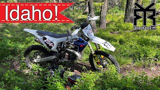 Trail Ride With Idaho's Dirtbike Channel - RacerRed - Mountain Single Track