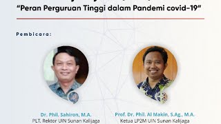 Peran Perguruan Tinggi Keagamaan dalam Pandemic Covid 19