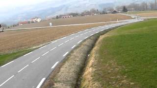 Teaser - Frangy High-Speed Flyby: Loic downhill longboarding