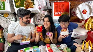 Eating Every ITEM ON INDIAN MCDONALDS Menu | BTS MEAL