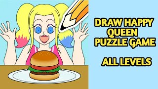 Draw Happy Queen: Puzzle Game All levels 1 to 200 | draw happy queen all levels 1 to 200 |