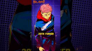 Yuji is Sukuna’s last Finger 😱😍❗️❗️#jujutsukaisen #anime #shorts