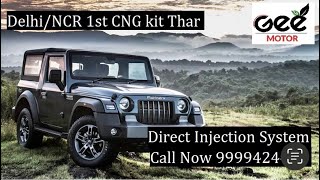 CNG kit✅Automatic Thar 2023 EuropeGas DI System #mahindrathar #cngkit #mahindra #mahindrathar