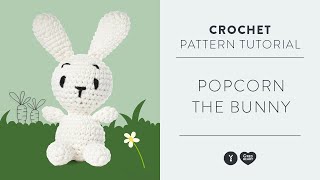 Red Heart Amigurumi How to Crochet Popcorn the Bunny