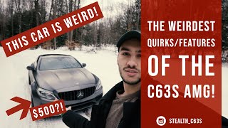 The WEIRDEST Quirks/Features of the C63s AMG Coupe! MUST know features!