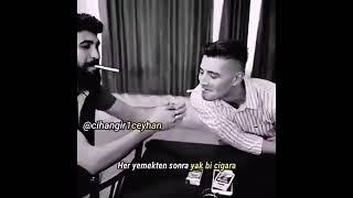 ister zengin ol ister Fukara Her yemekten sonra yak🚬