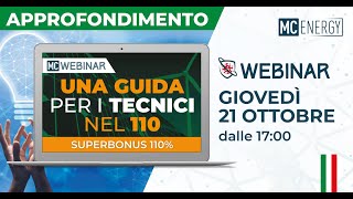 21.10.2021 - Una Guida per i Tecnici nel 110%