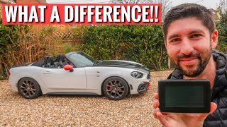 I Remapped My Abarth 124 Spider On My Driveway! *First Drive Reaction*