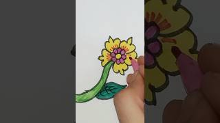 🌷best flower drawing 😍💐#youtubeshorts #drawing #viral #youtube #trending #art #shortvideo #shorts