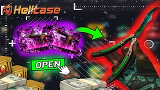 $1200 BUTTERFLY CASE HARDENED ÇIKTI | Hellcase Promo Code Giveaway