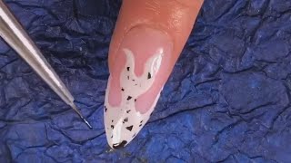 Fabulous Extension Nails with Eggshell Powder Cushion Pen Decor