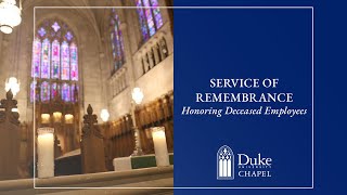 Service of Remembrance: Honoring Deceased Employees- 11/20/24