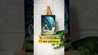 relaxing creative art | 3d art painting on canvas #shorts #shortsfeed ▶ 123