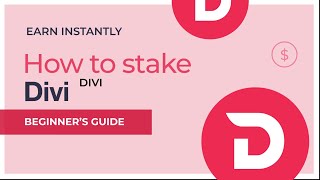 Divi (DIVI) | Как Сделать Ставку - Пошаговая Инструкция | Staking