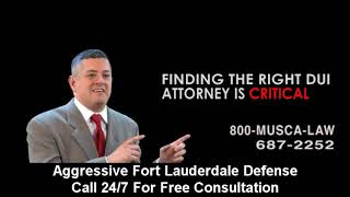 Fort Lauderdale DUI Attorney John Musca   954 302-5391