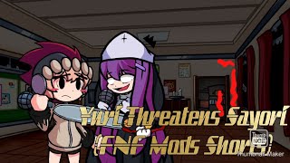 Friday Night Funkin' Mods Shorts - Yuri Threatens Sayori While Sleepwalking