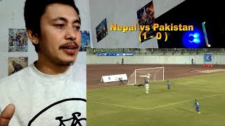 Nepal beats Pakistan by 1-0 in a friendly football match | Reaction sunil bal & anjan bista