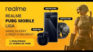 realme PUBG mobile Liga - 1. Kvalifikace