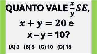 SISTEMA DE EQUAÇÕES. MATEMÁTICA BÁSICA. Ivs Matemática Exatas.