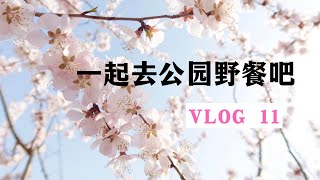 【Vlog】公园野餐 | 春天赏花 | 运动挑战反馈 | 饮食调整 | 一周瘦3斤