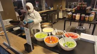 Turkish Airlines Istanbul Lounge - Omelette Bar