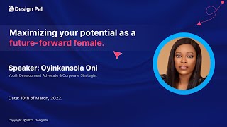 Maximising your potential as a future-forward female.