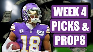 NFL Week 4 Picks, Props, & Plays