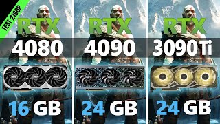 RTX 4080 vs RTX 4090 vs RTX 3090 Ti | Teste de FPS em 6 JOGOS