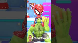 Spider-Man child hulk cartoon video #spiderman #puzzle #animation #cartoonn