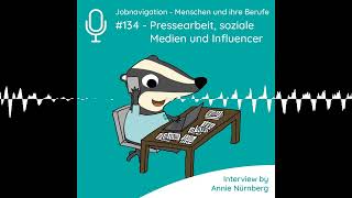 #134 - Pressearbeit, Soziale Medien und Influencer - Jobnavigation - Menschen und ihre Berufe