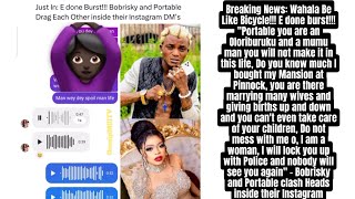 Bobrisky and Portable Drag Each other on Their Instagram