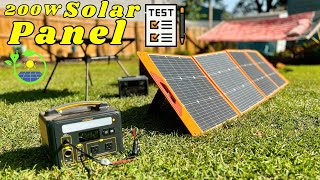 SOLUPUP 200 Watt Portable Solar Panel - Testing/Review