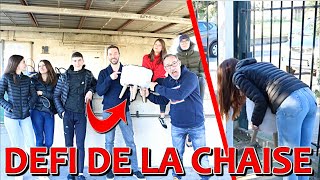 Feat CHRISDETEK : DÉFI DE LA CHAISE HOMME FEMME