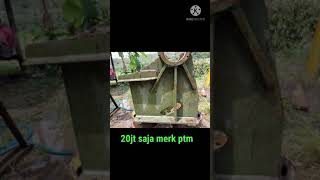 Jaw crusher lokal 20jt saja