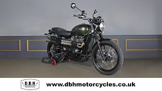 Triumph Street Scrambler -  Motorcycles Stock - Walk Around