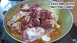 MUTTON CURRY RECIPE IN HINDI | SIMPLE AND QUICK MUTTON CURRY | PICNIC MUTTON CURRY