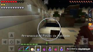 Jogando PVP biomas no minecraft.