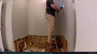 How to Replace Tub with Walk-in Tile Shower: Phase 1 - Tub and Drywall Removal