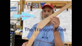 Boat Building Somes Sound 12 1/2 - the Transom Knee - Ep 8