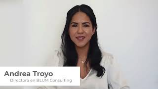 Invitación de Andrea Troyo, Directora en BLUM Consulting  E+E 2022