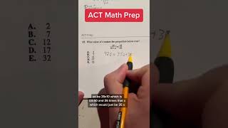 ACT Math practice question of the day 32