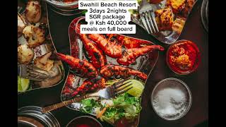 Experience and enjoy the magic of Swahili Beach Resort. The price is at per person sharing rates.