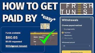 HOW TO WITHDRAW MONEY FROM FRESHTUNES TO YOUR BANK ACCOUNT | Get Paid by Spotify & Apple Music