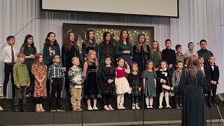 12.24.2023 First Slavic Baptist Church - kids choir - song #1