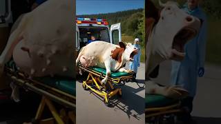 Rescued a pregnant cow renewed a life #cow #cowlover #animals #petanimals #humanity #treatment