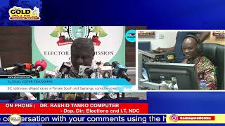 YOU TRUST THE JEAN MENSAH LED EC AT YOUR OWN RISK -DR.  RASHID TANKO NDC DEP DIR OF ELECTION