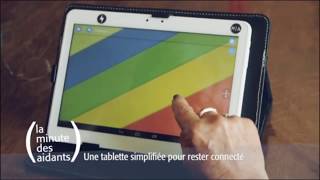 Une tablette simplifiée pour rester connecté