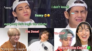 Reaction to Kim Taehyung; being Extra effortlessly For Straight 8 minutes!